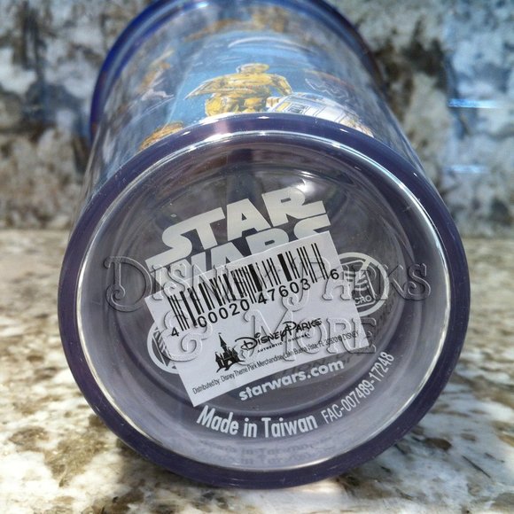 Disney Parks Star Wars Tumbler Mug A New Hope Straw Darth Vader Leia Skywalker - Picture 4 of 5